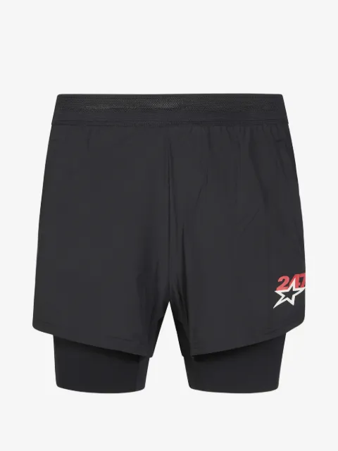 Represent logo-print shorts