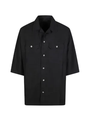 Yohji Yamamoto ボタン シャツ | ブラック | FARFETCH JP