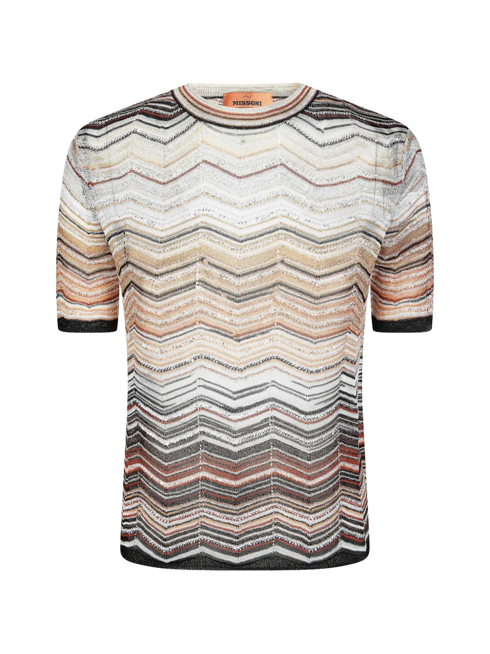 Missoni short-sleeve crew-neck T-shirt - Bianco