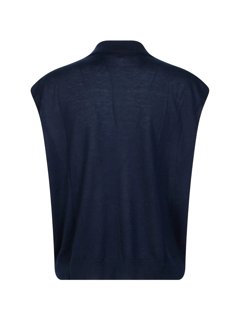  Absolut Cashmere Polo Sleeveless Top - Blue 