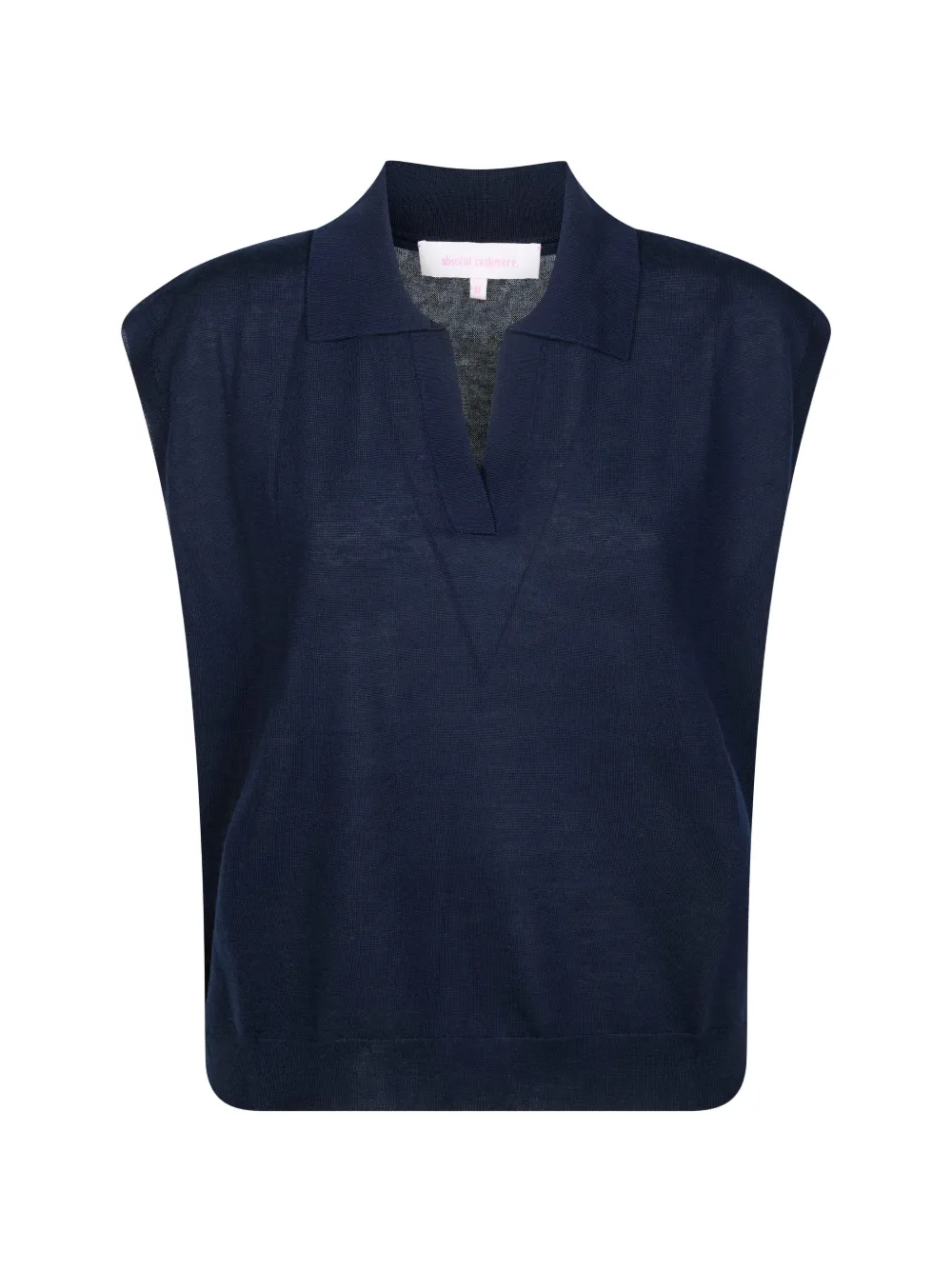 absolut cashmere polo sleeveless top - Blu