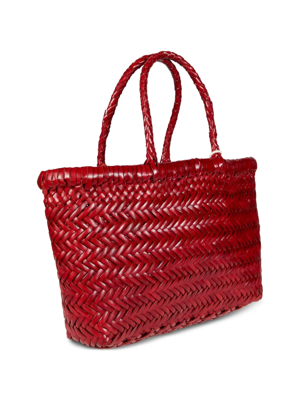  Dragon Diffusion Small Woven Tote Bag - Red 