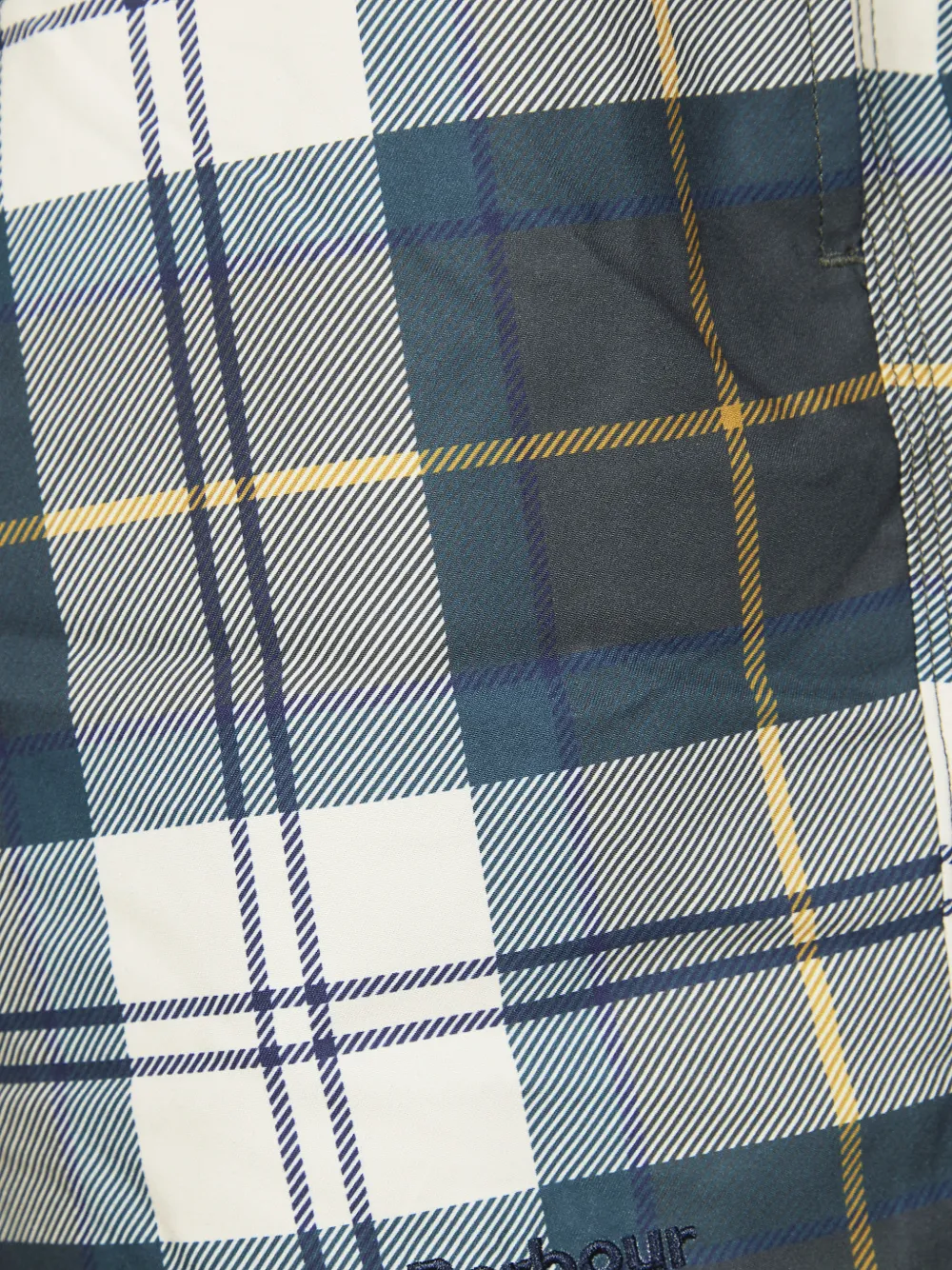 Barbour Zwembroek met tartan ruit Blauw