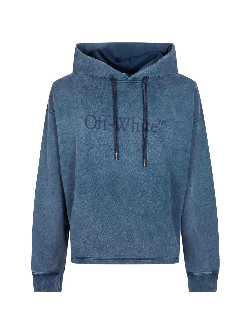 Off-White logo hoodie - Blu