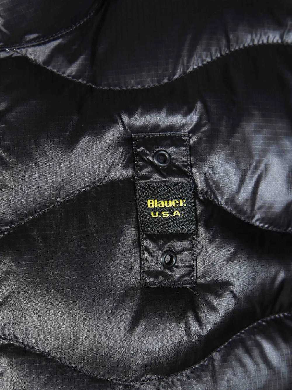  Blauer Danny Quilted Zip Gilet - Black 