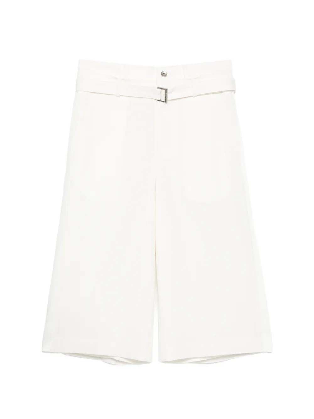 sacai belted trousers - Bianco