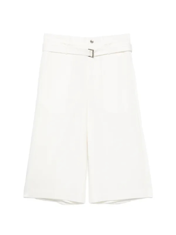Sacai Belted Trousers in White
