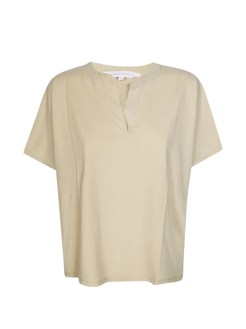 absolut cashmere Tiffany V-neck T-shirt - Toni neutri