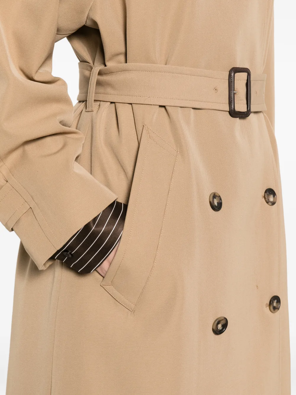 A.P.C. Trenchcoat met ceintuur Beige