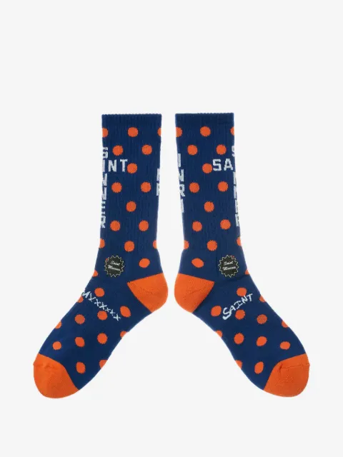SAINT MXXXXXX polka-dot socks