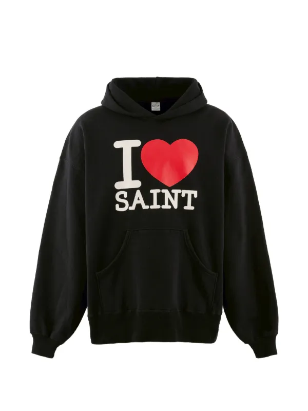 SAINT MXXXXXX I Love Saint パーカー | ブラック | FARFETCH JP