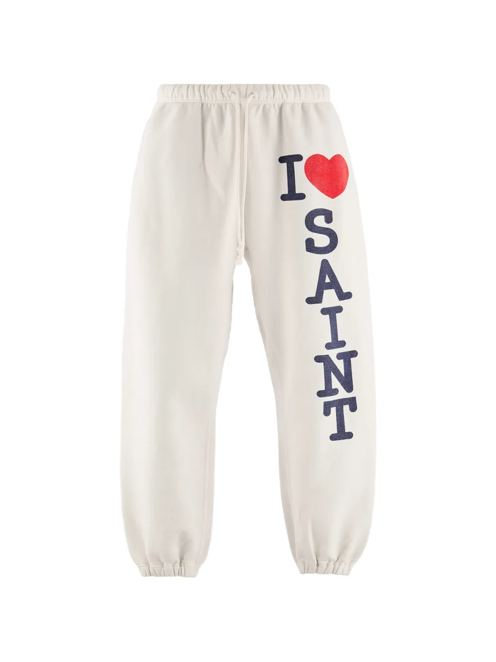 SAINT MXXXXXX I Love Saint track pants - Bianco