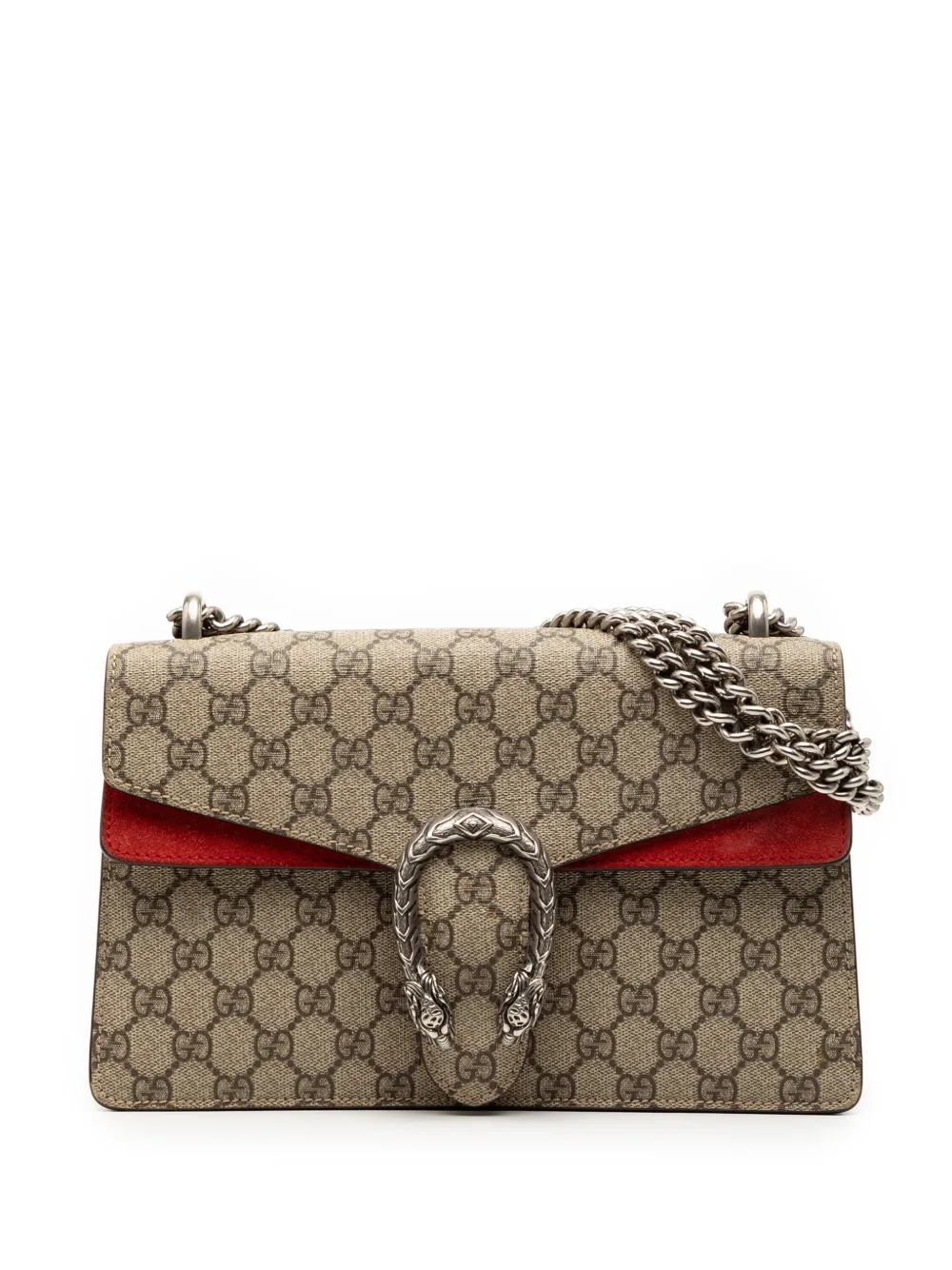 Gucci Pre-Owned 2016-2025 Medium GG Supreme Dionysus shoulder bag - Marrone