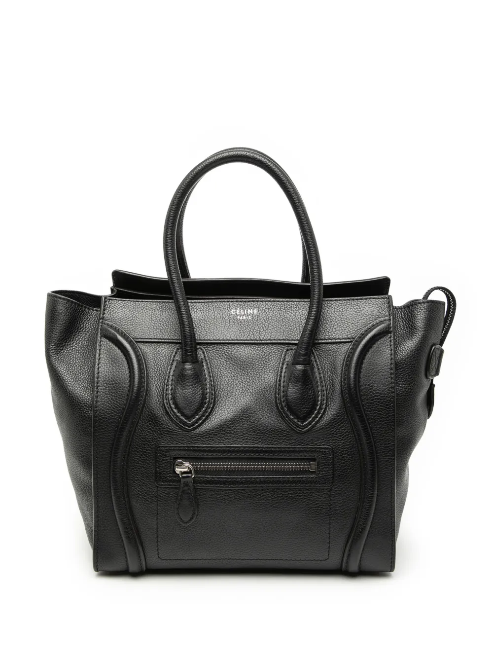 Celine Pre-Owned 2011 Micro Calfskin Luggage tote bag - Nero