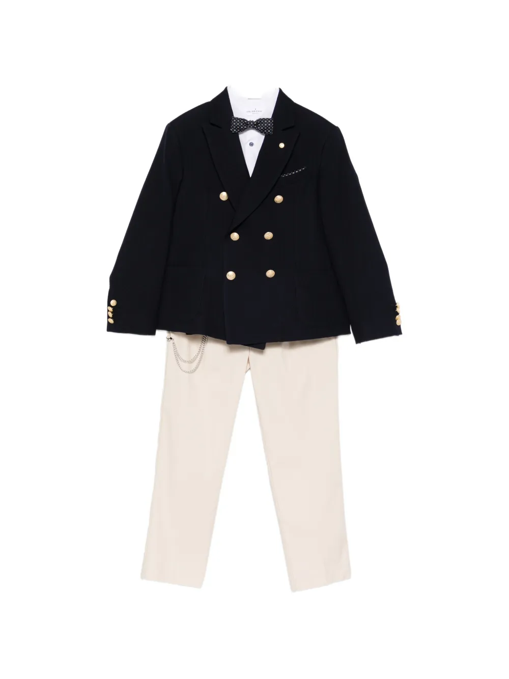 Colorichiari double-breasted suit (set of seven) - Blu