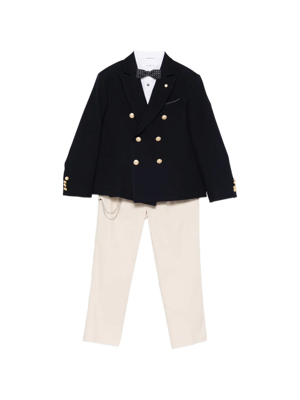 Colorichiari double-breasted suit (set of seven) - Blu