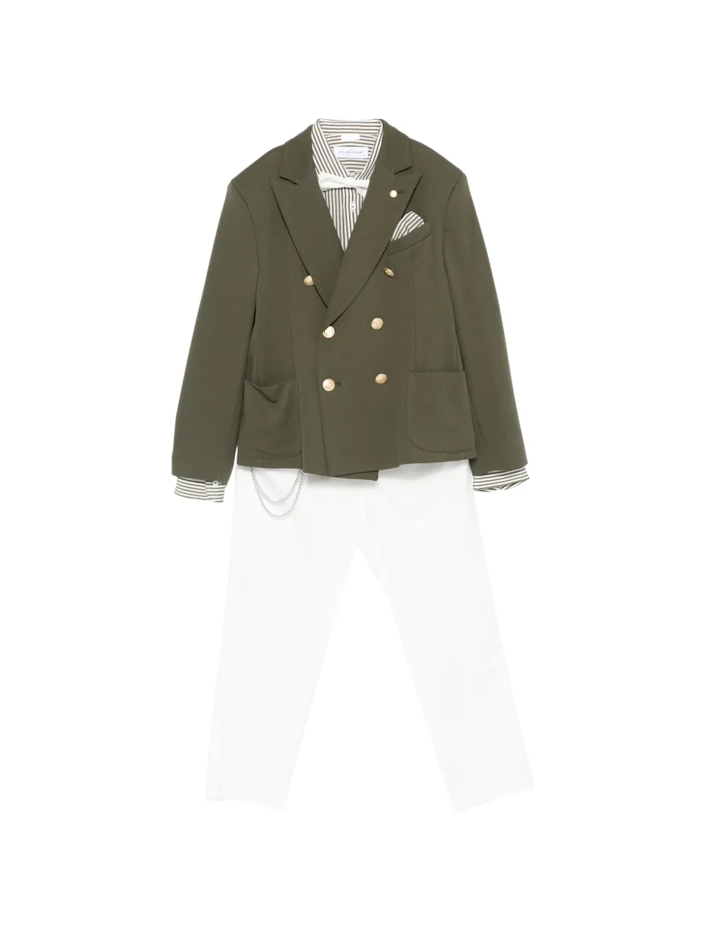 Colorichiari single-breasted suit set (set of 8) - Bianco