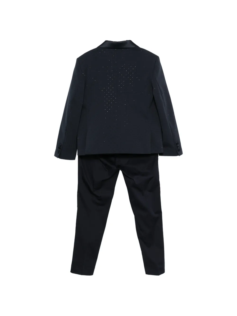 Colorichiari Vierdelig pak met strikdetail Wit