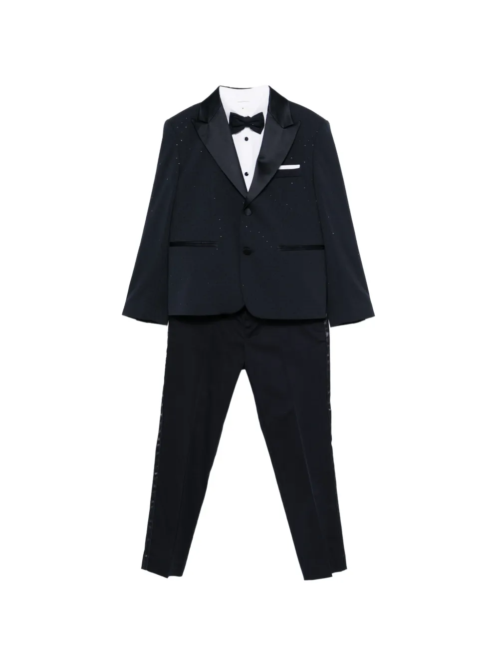 Colorichiari bow-detail suit set (set of four) - Bianco