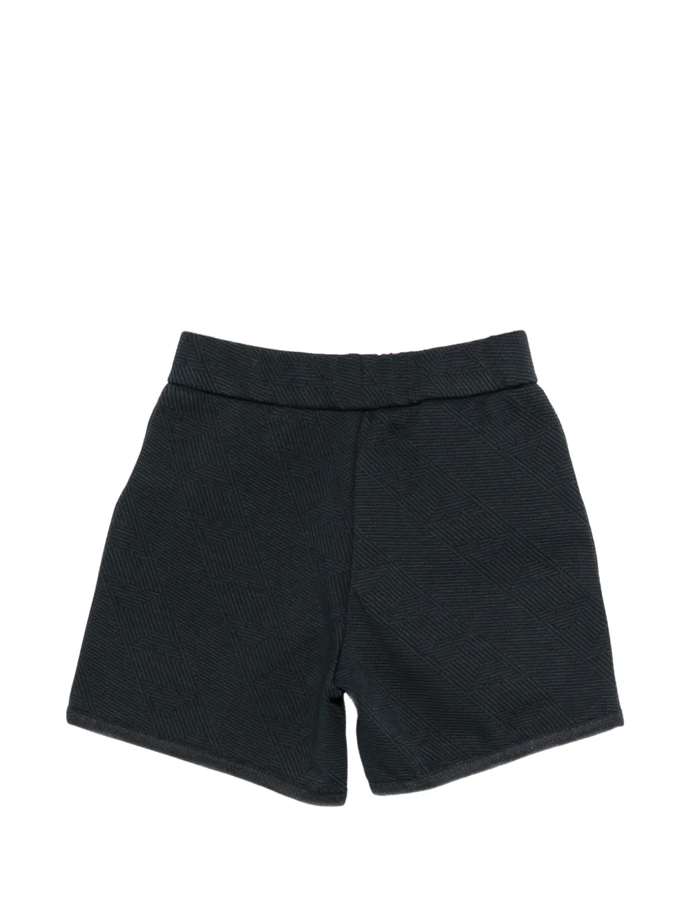 Emporio Armani Kids Shorts met logo Blauw