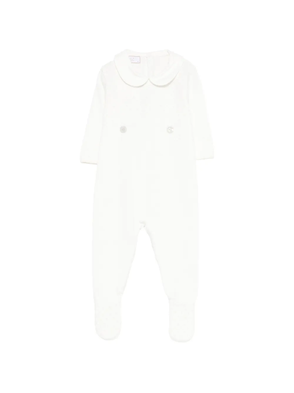 Paz Rodriguez collared knitted pajamas - Toni neutri
