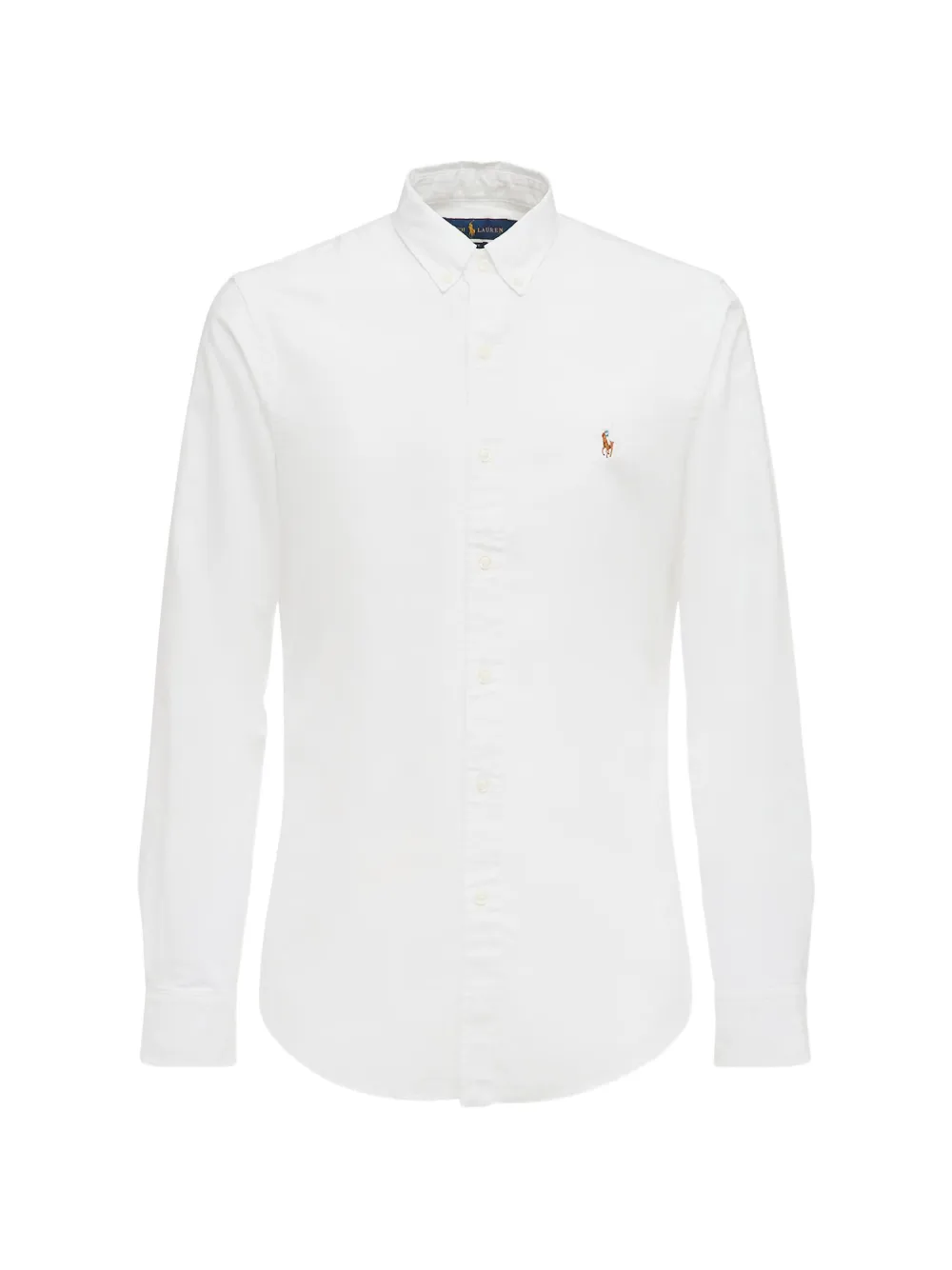 Polo Ralph Lauren logo-embroidery long-sleeve shirt - Bianco