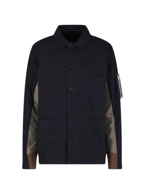 sacai  button closure multiple pockets jacket