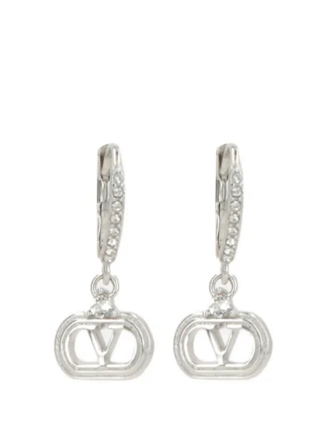 Valentino Garavani logo-detail earrings