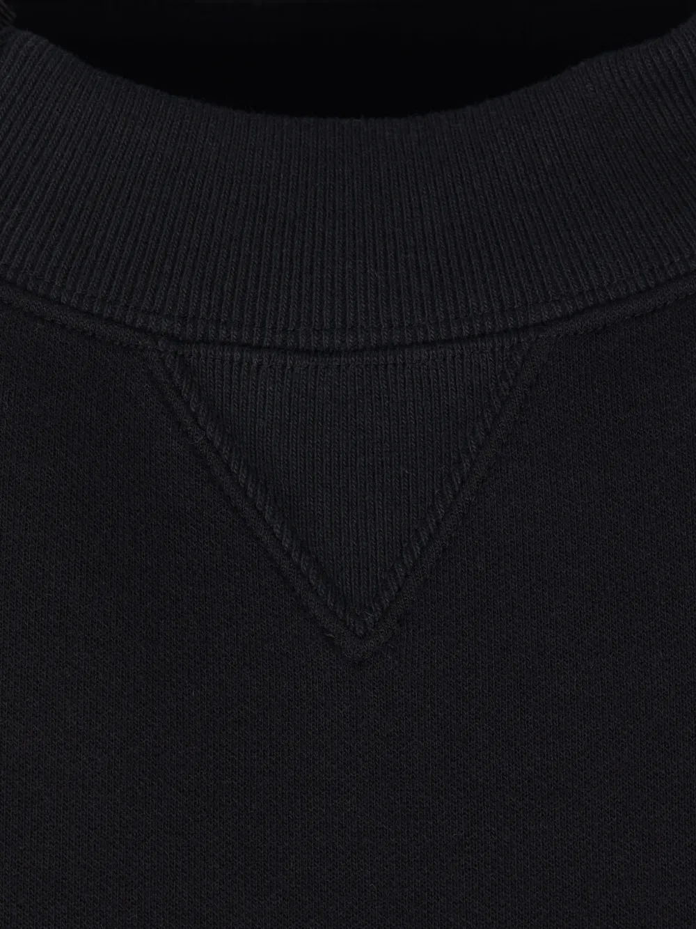  Sacai Zip-detail Sweatshirt - Black 