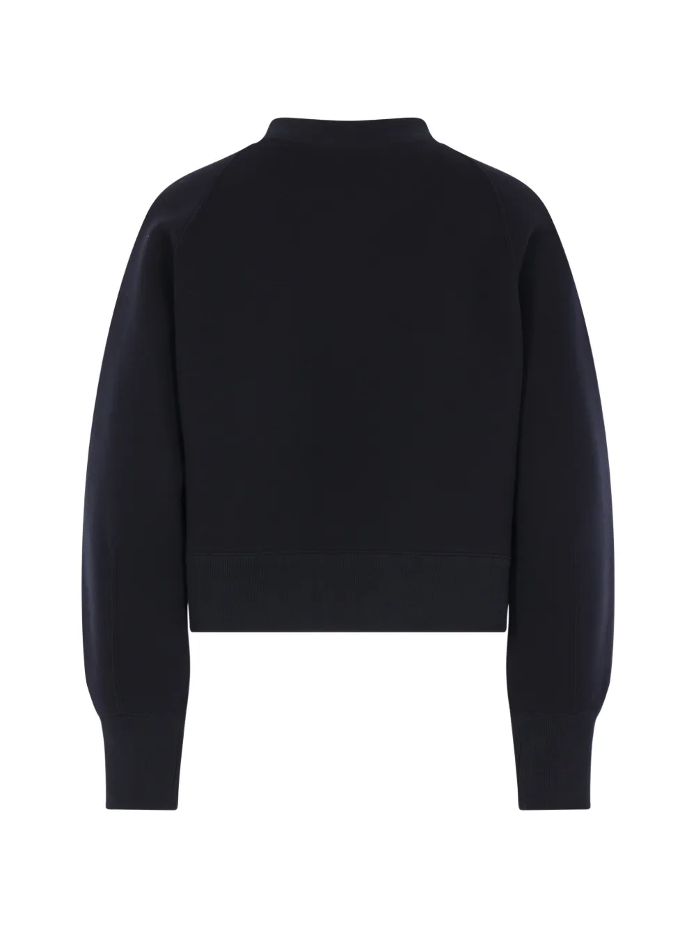  Sacai Zip-detail Sweatshirt - Black 