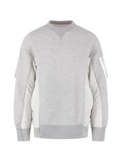 sacai crew neck sweater