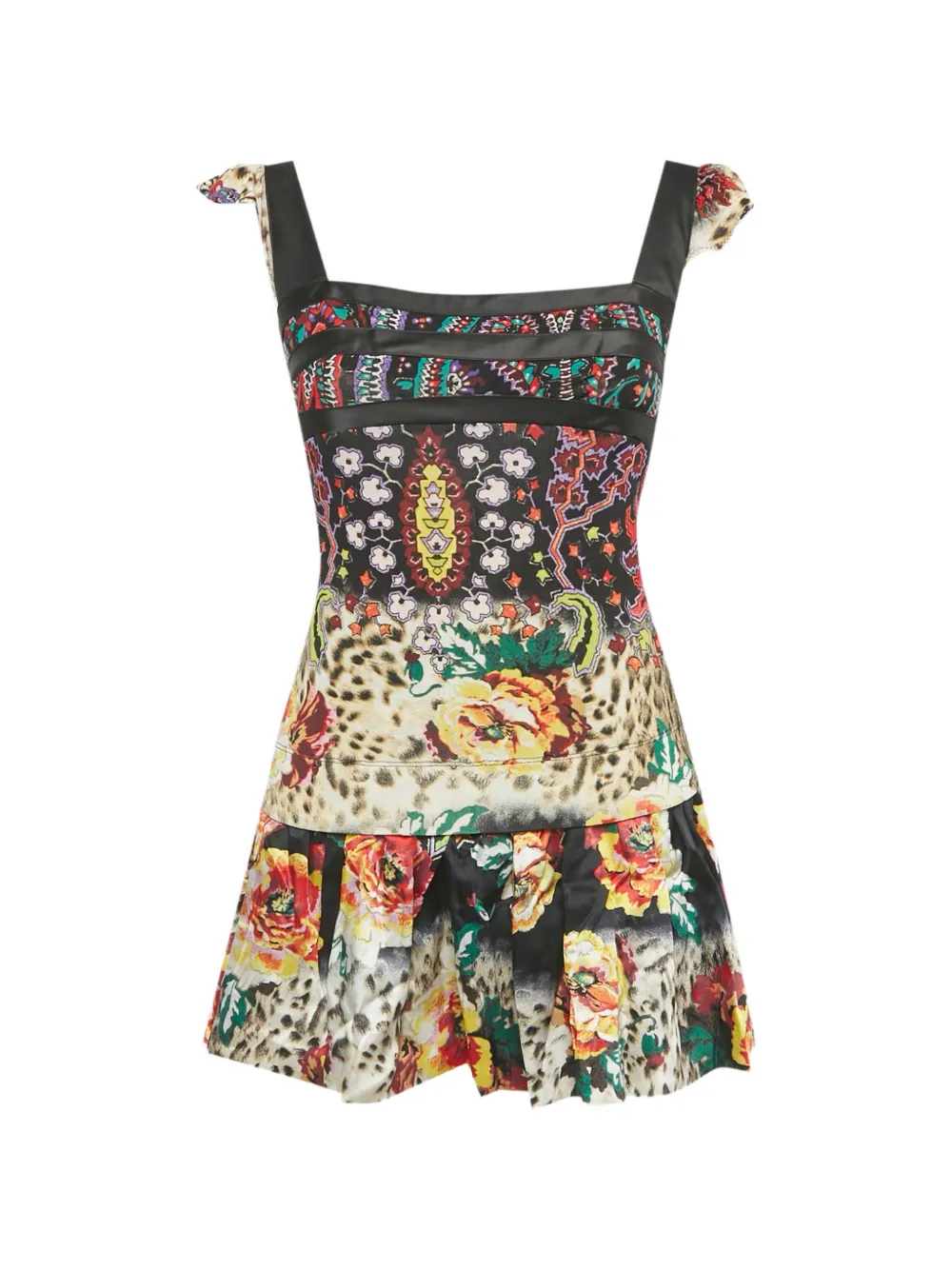 Just Cavalli Set con gonna plissettata - Nero