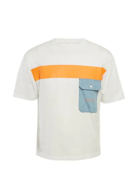 Armani Exchange stripe-detail pocket T-shirt