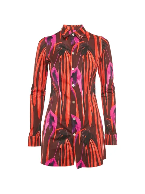 Louisa Ballou vestido de mezclilla con botones