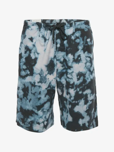Dries Van Noten Pre-Owned abstract-print drawstring-fastening shorts