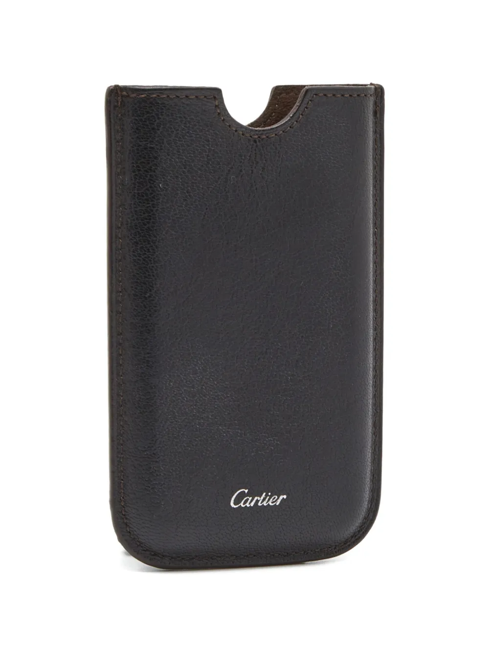 Cartier Leather Phone Case | Black | FARFETCH ID