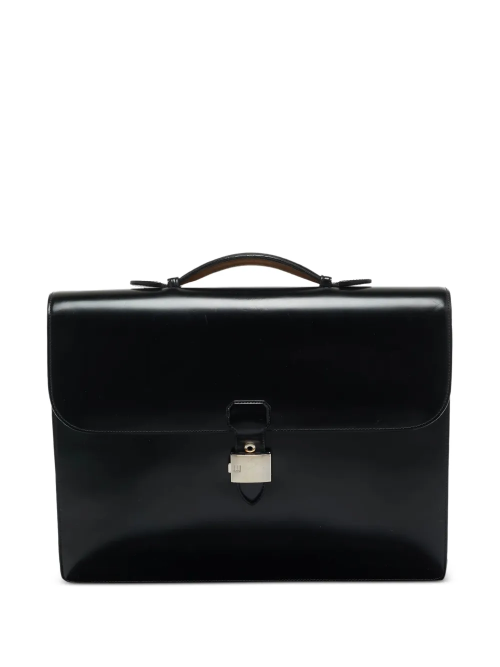 Dunhill Portadocumenti con logo - Nero