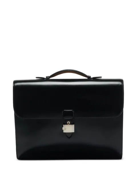 Dunhill maletín con detalle del logo