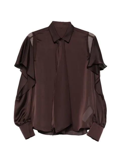 sacai chemise à volants
