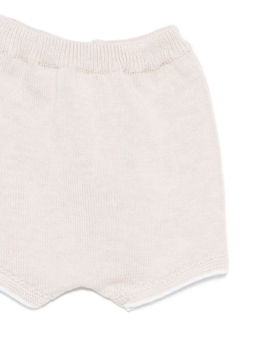  Paz Rodriguez Knitted Shorts Set - Neutrals 