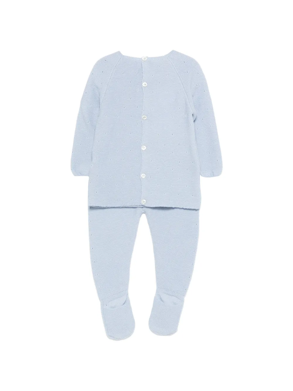 Paz Rodriguez Pointelle gebreid broekset Blauw