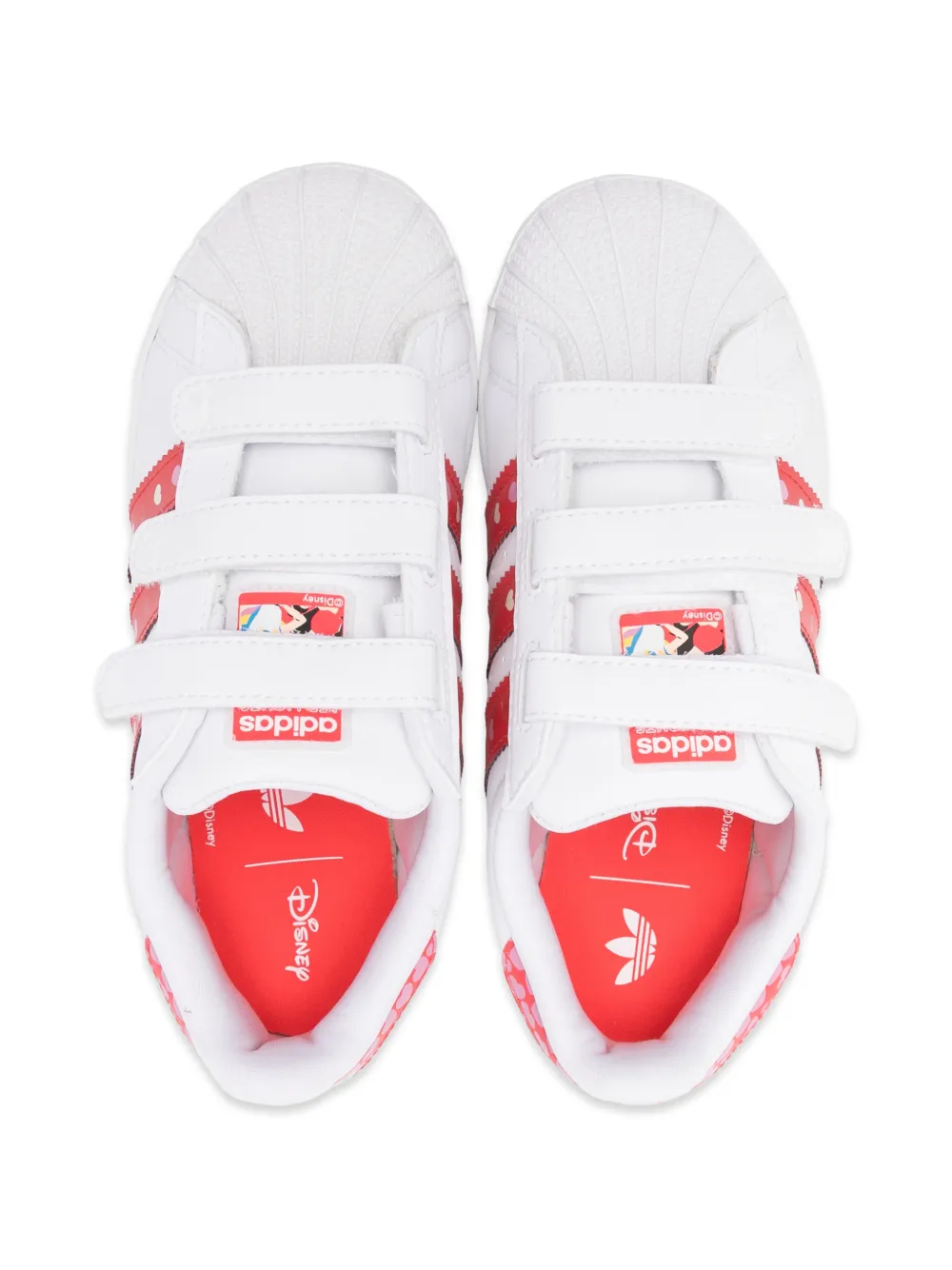 adidas Originals Kids x Disney Superstar Led Lights CF C sneakers met klittenband Wit