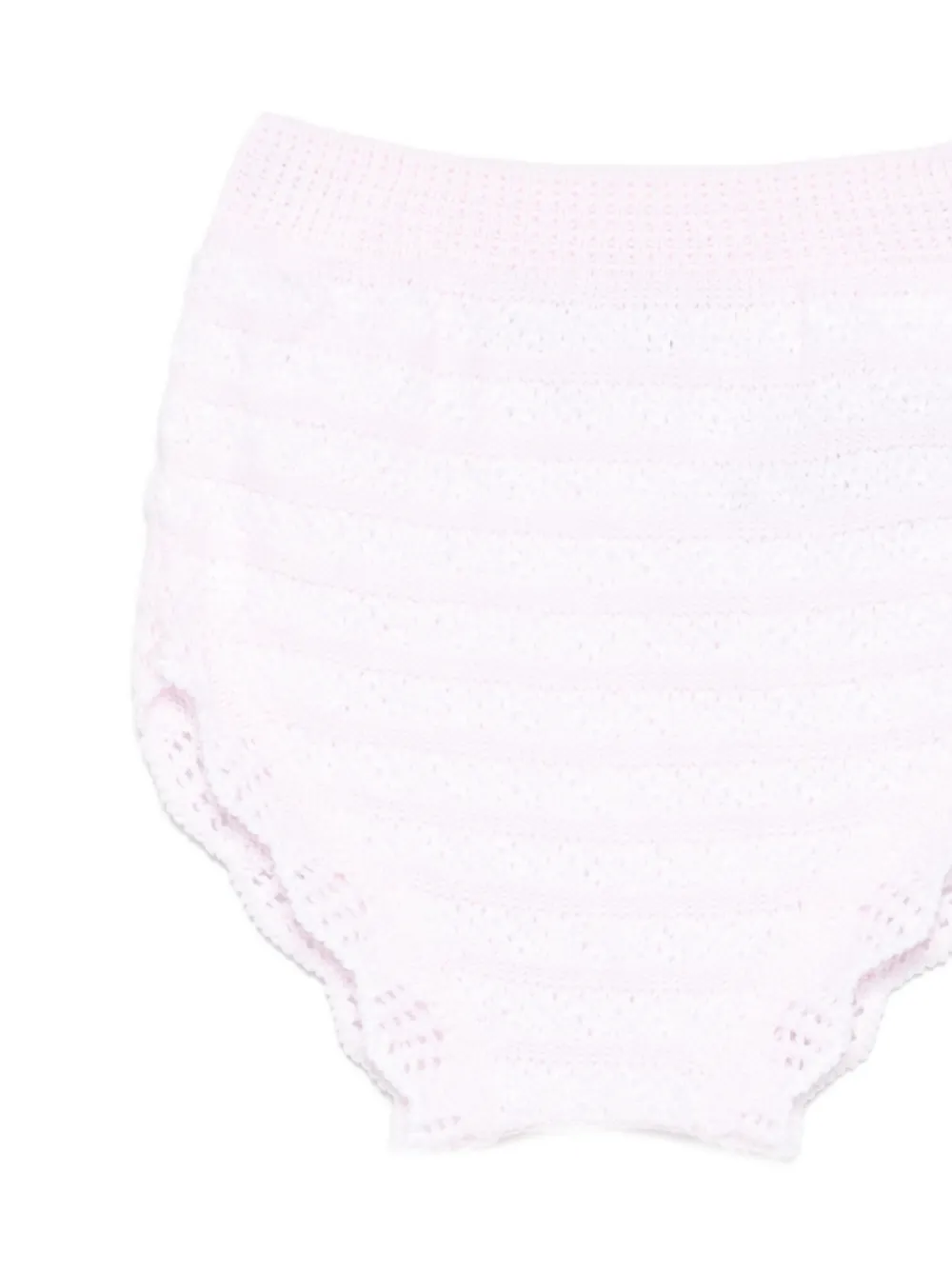  Paz Rodriguez Scalloped-trim Shorts Set - Pink 