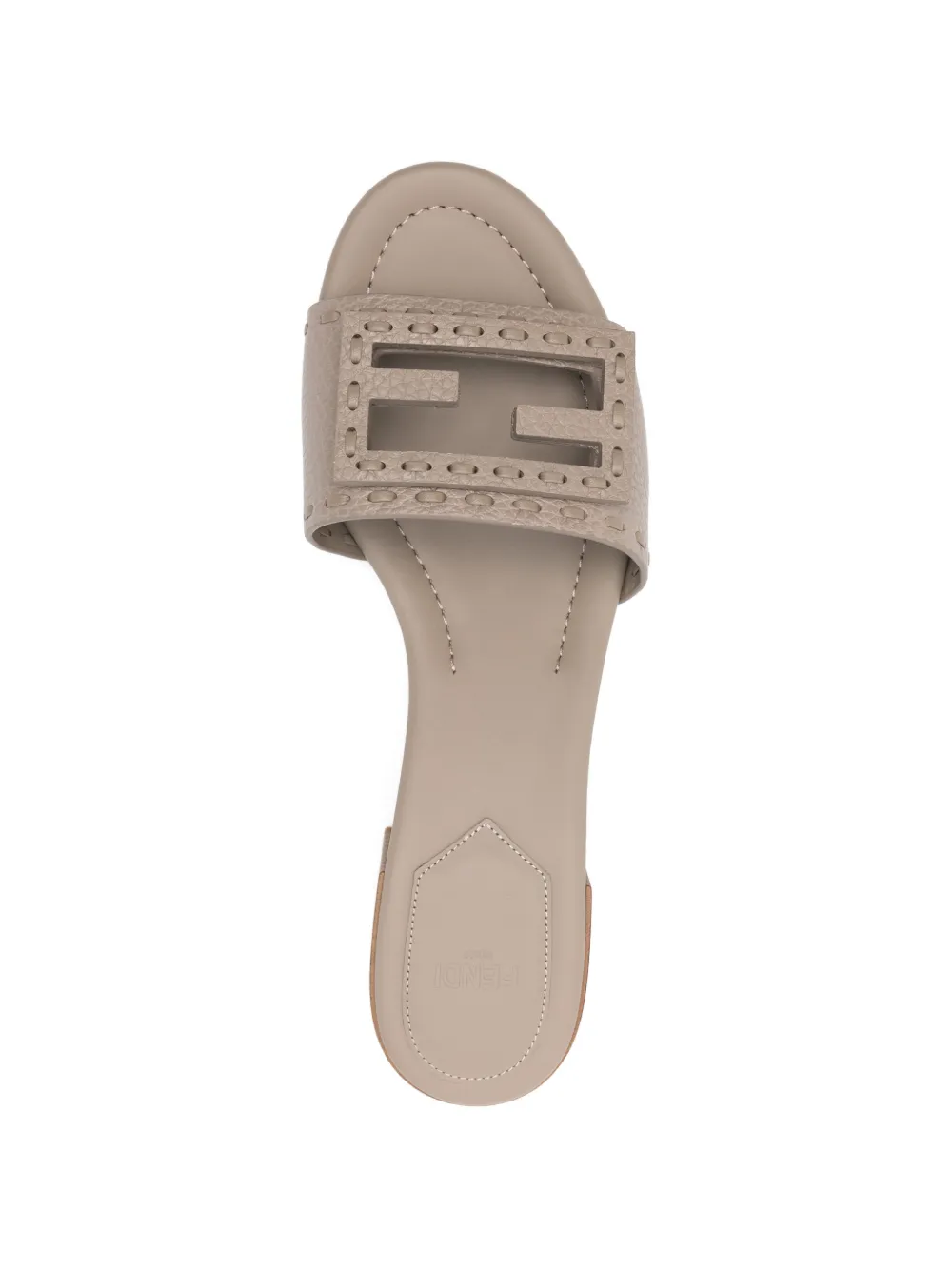 FENDI Baguette heeled sandals Bruin