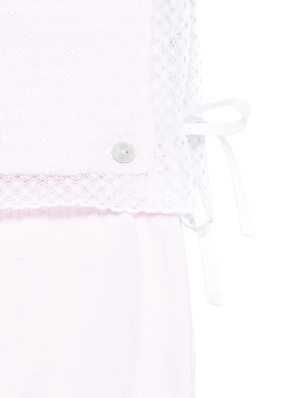  Paz Rodriguez Alaia Lace-trim Romper - Pink 
