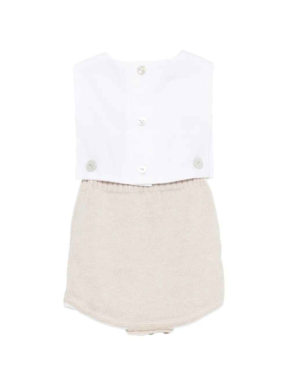 Button Polka-Dot Rompers
