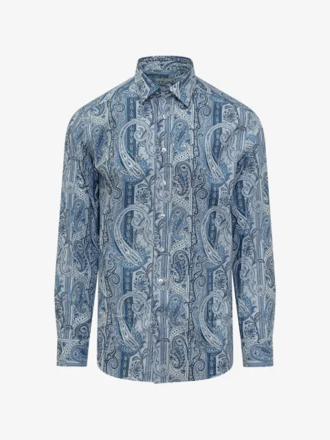 ETRO paisley slim-fit shirt