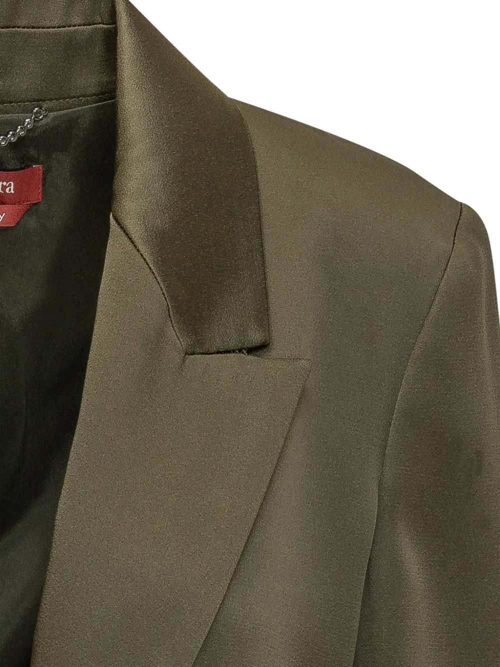 Max Mara Blazer met gekartelde revers Groen