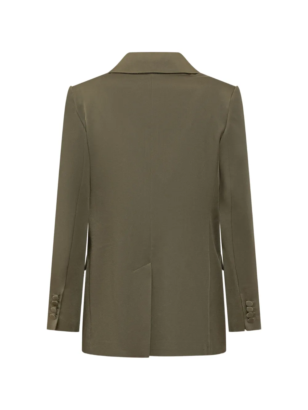 Max Mara Blazer met gekartelde revers Groen