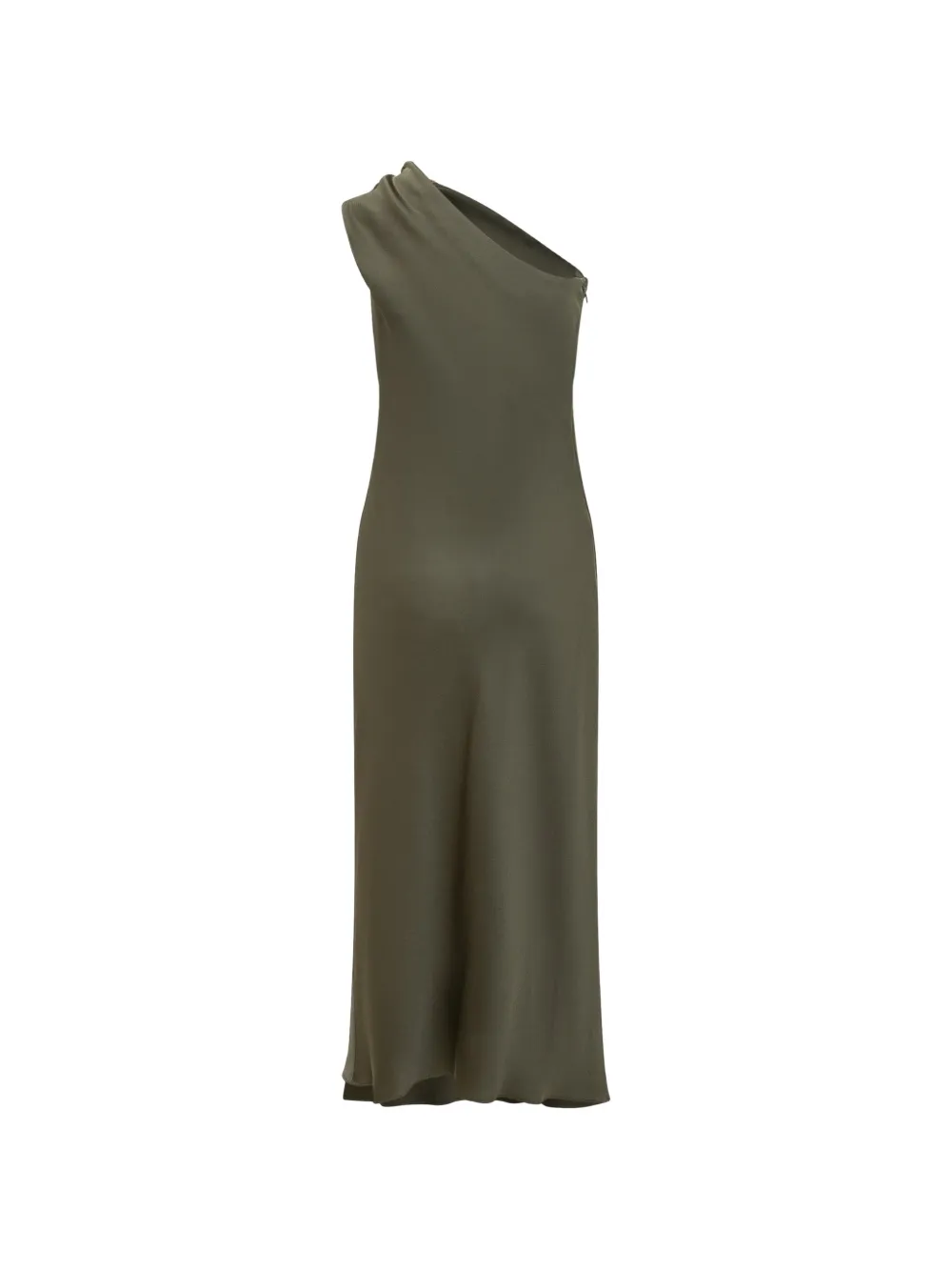 Max Mara One-shoulder Knotted Midi Dress - Green 